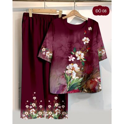 ĐỒ BỘ trung niên cao cấp dành tặng bà tặng mẹ, mặc đi chơi đ...